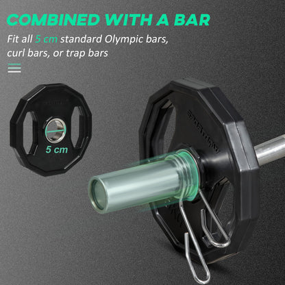 Olympic Weight Plates Set with 2"/5cm Holes for Home Gym, 2 x 5kg