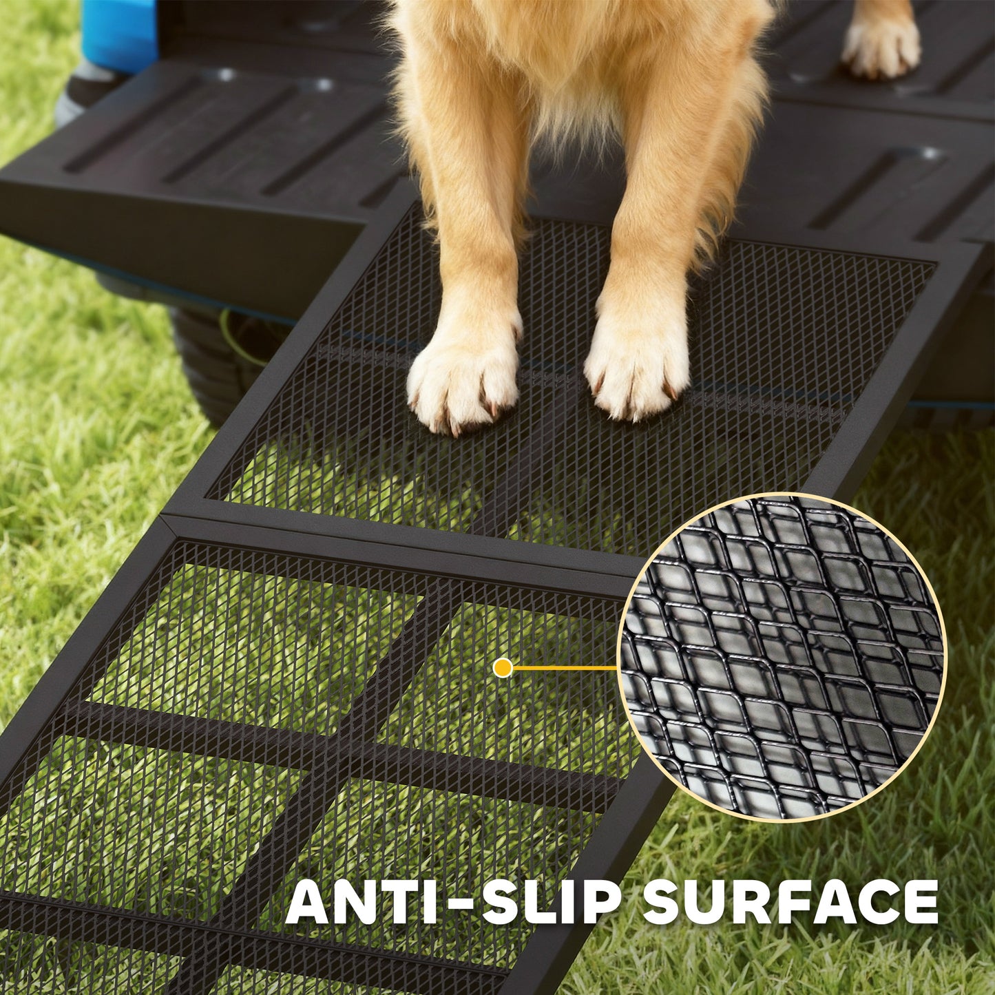 191 x 20cm Dog Ramp for Car, Pet Stairs for Large Dogs, for SUVs
