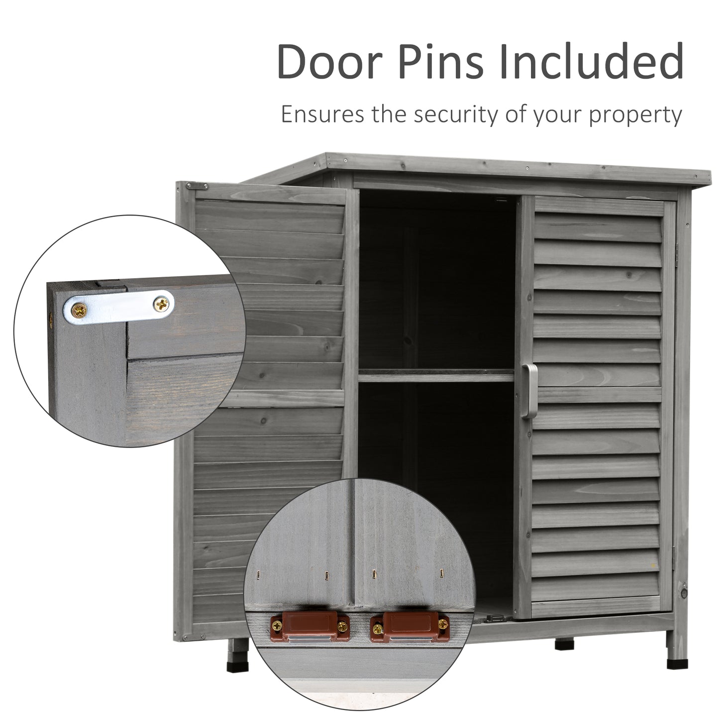 Garden Storage Shed 87L x 46.5W x 96.5Hcm