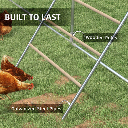 Chicken Perch for Coop, Jungle Gym Roosting Bar for Backyard Farm