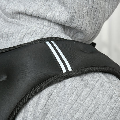 5KG Weighted Vest with Adjustable Straps, Pocket, Reflective Strips