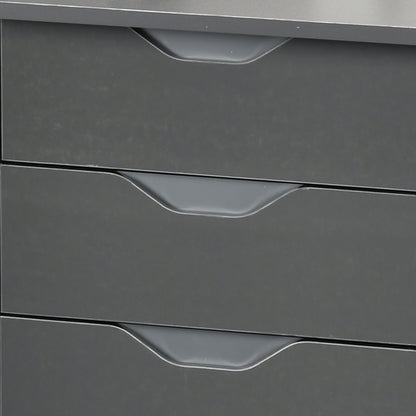 Desk with Shelves
