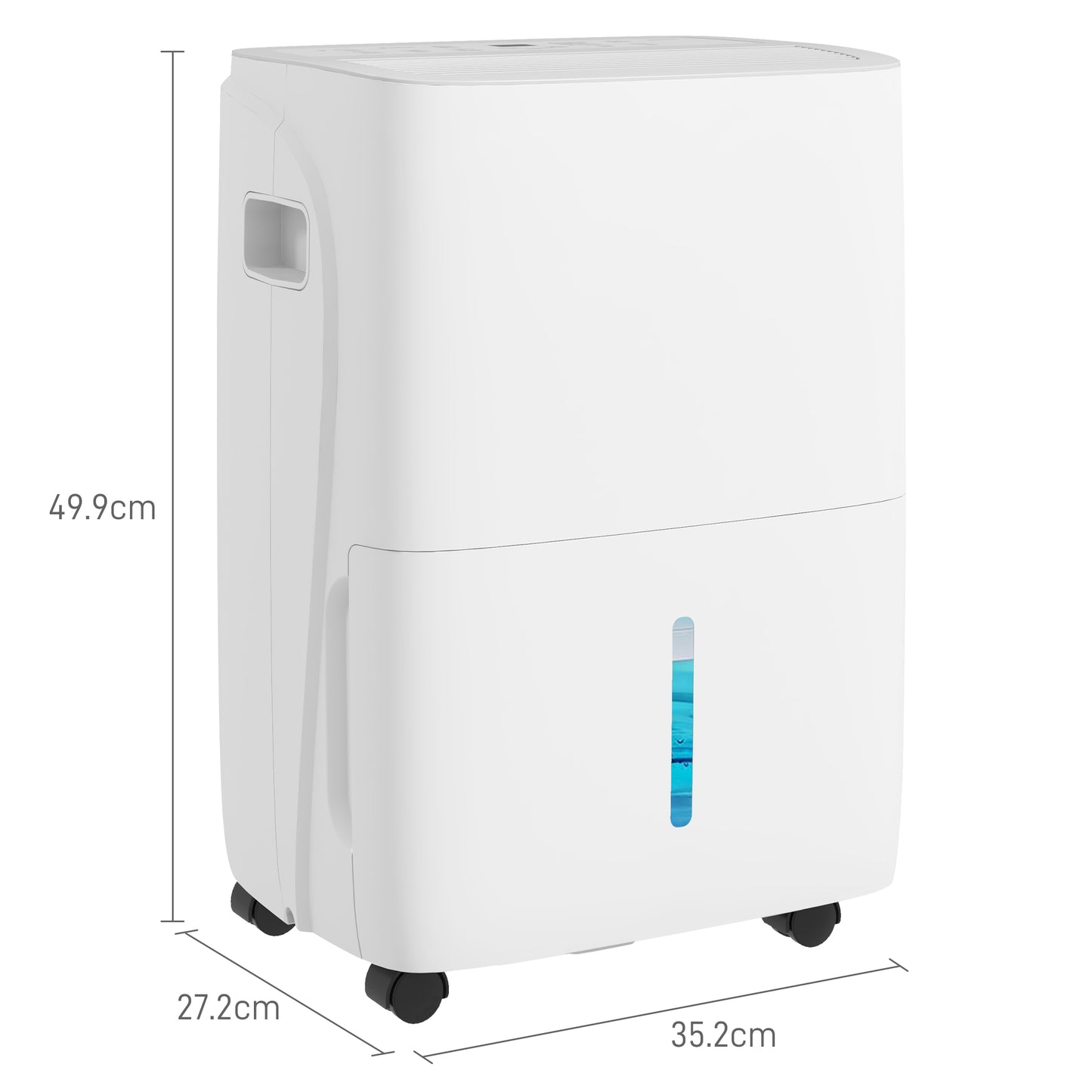 30L/Day Dehumidifier for Home, with Auto-Clean Filter, 24H Timer
