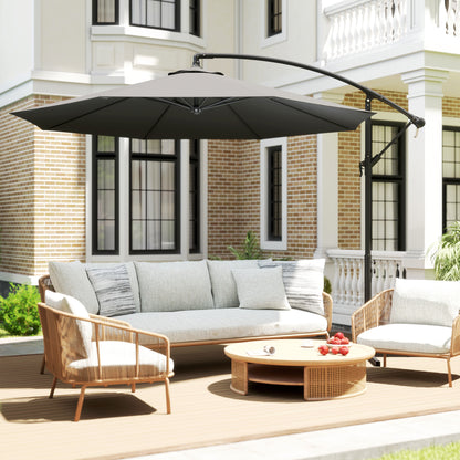 3(m) Banana Parasol Cantilever Umbrella Garden