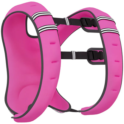 8KG Weighted Vest with Adjustable Straps, Pocket, Reflective Strips