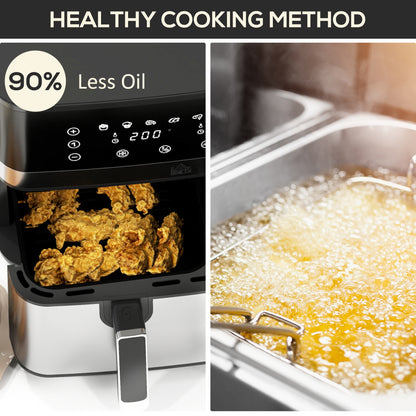 Dual Zone Air Fryer 8.5L Double Air Fryer with SYNCFinish 2700W