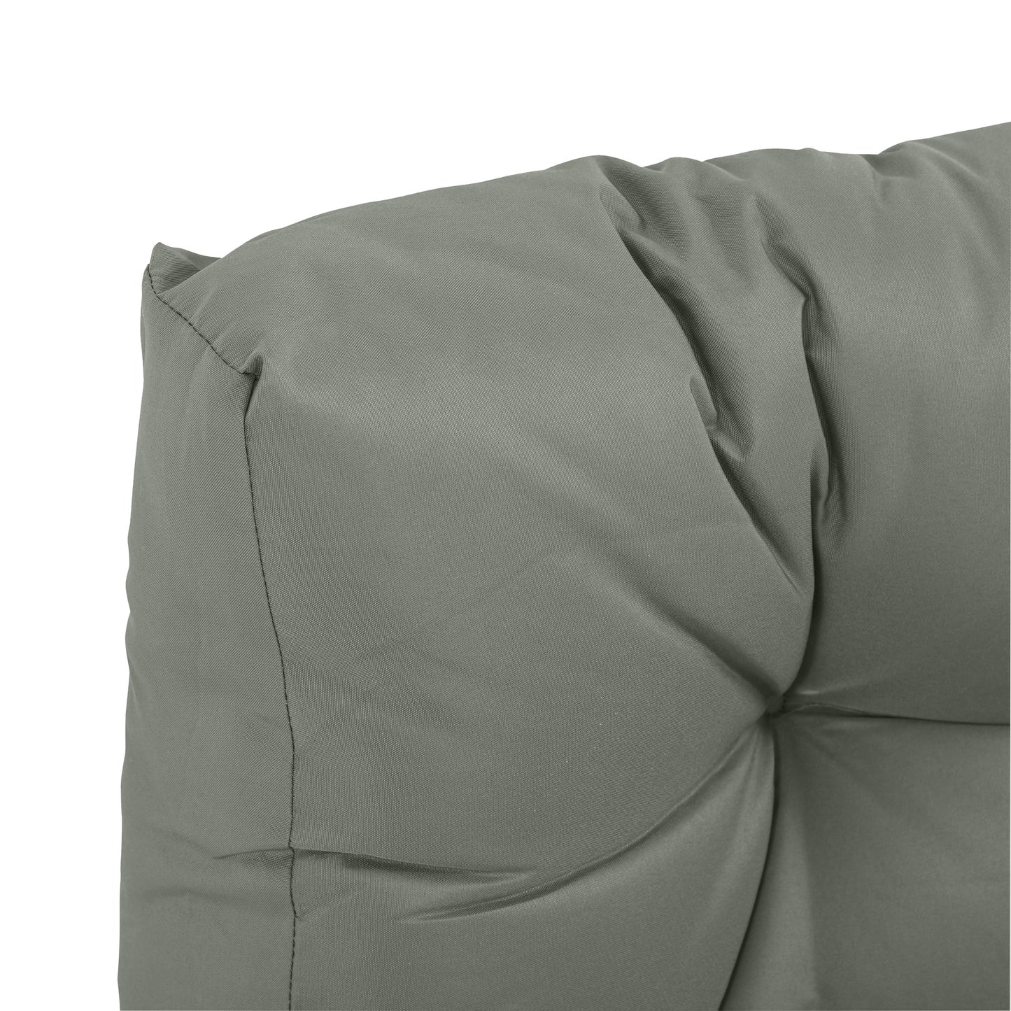 2Pcs Tufted Pallet Cushions Seat Pad Back Cushion Indoor Outdoor