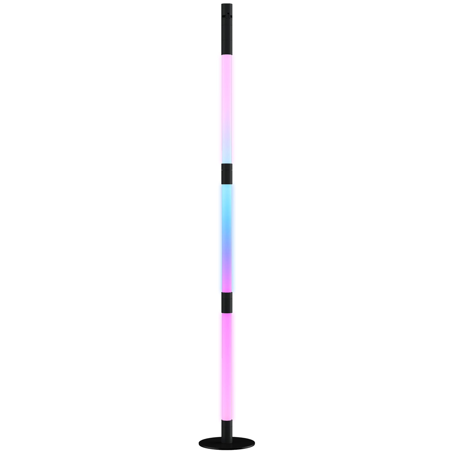 LED Floor Lamp, Corner Floor Lamp App & Remote Control Dark Grey