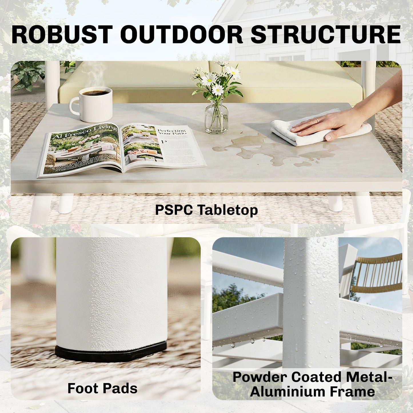 Rattan Garden Furniture Set, Outdoor Furniture Conversation Set