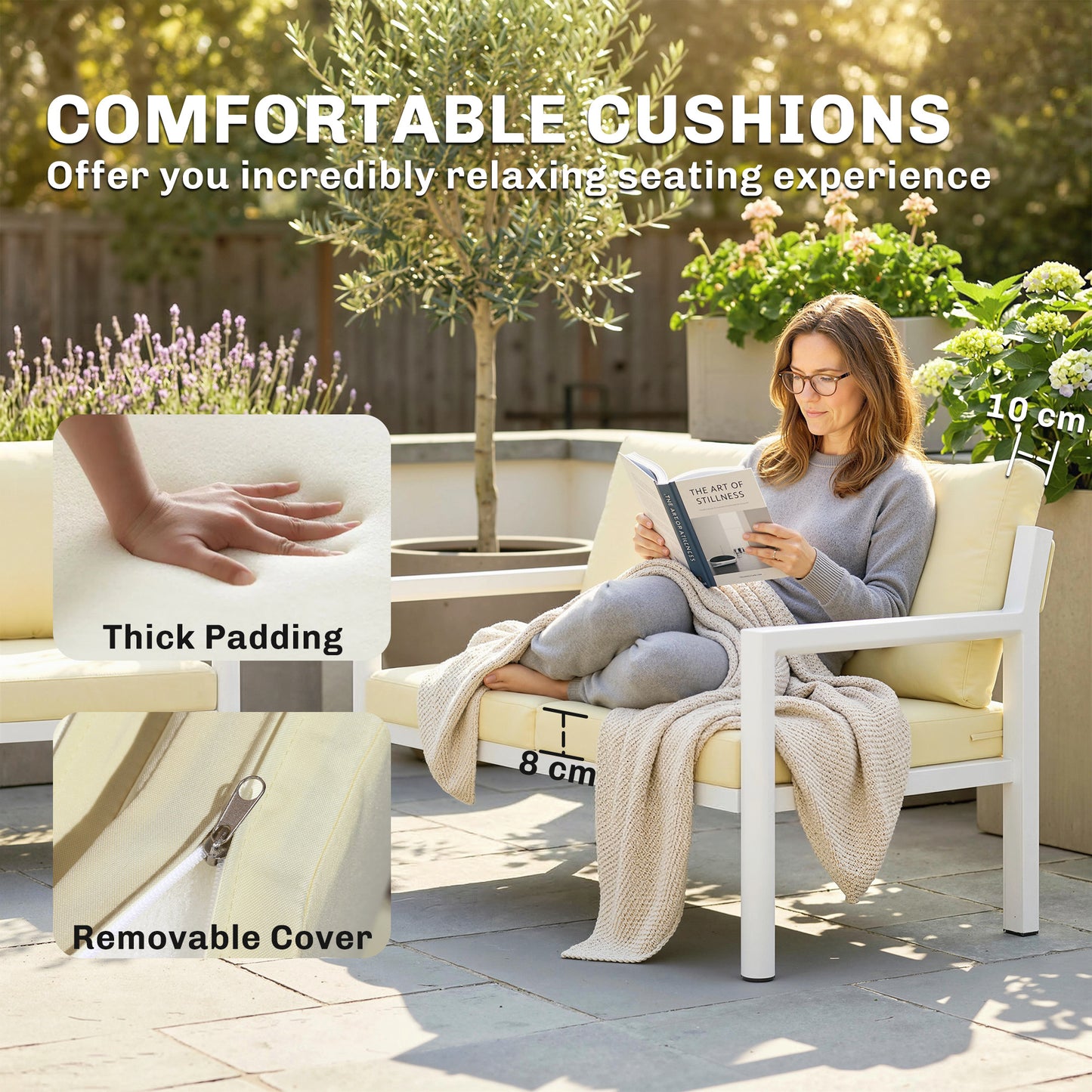 Rattan Garden Furniture Set, Outdoor Furniture Conversation Set