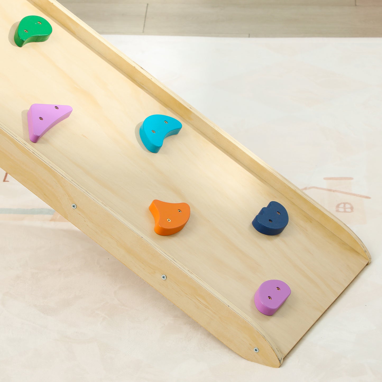 3 in 1 Kids Climbing Set, Foldable Toddler Climbing Toys with Ramp