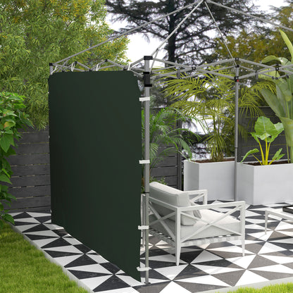 Side Panel for 3x3 m Pop Up Gazebos, 1 Pack Sidewall Only, Green