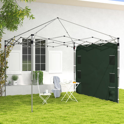 Side Panel for 3x3 m Pop Up Gazebos, 1 Pack Sidewall Only, Green