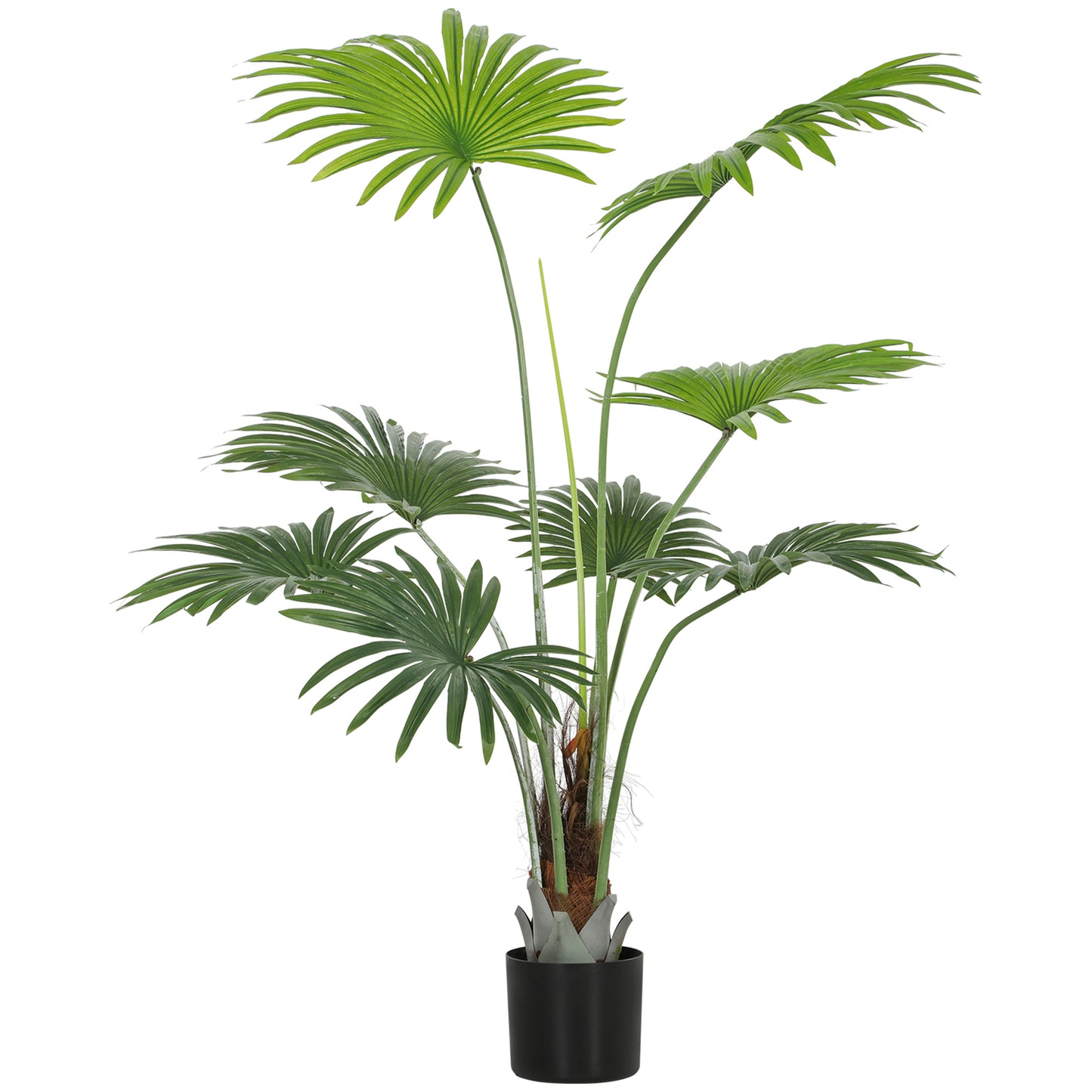 Artificial Plant with PEVA Leaves and Coconut Coir for Home Office