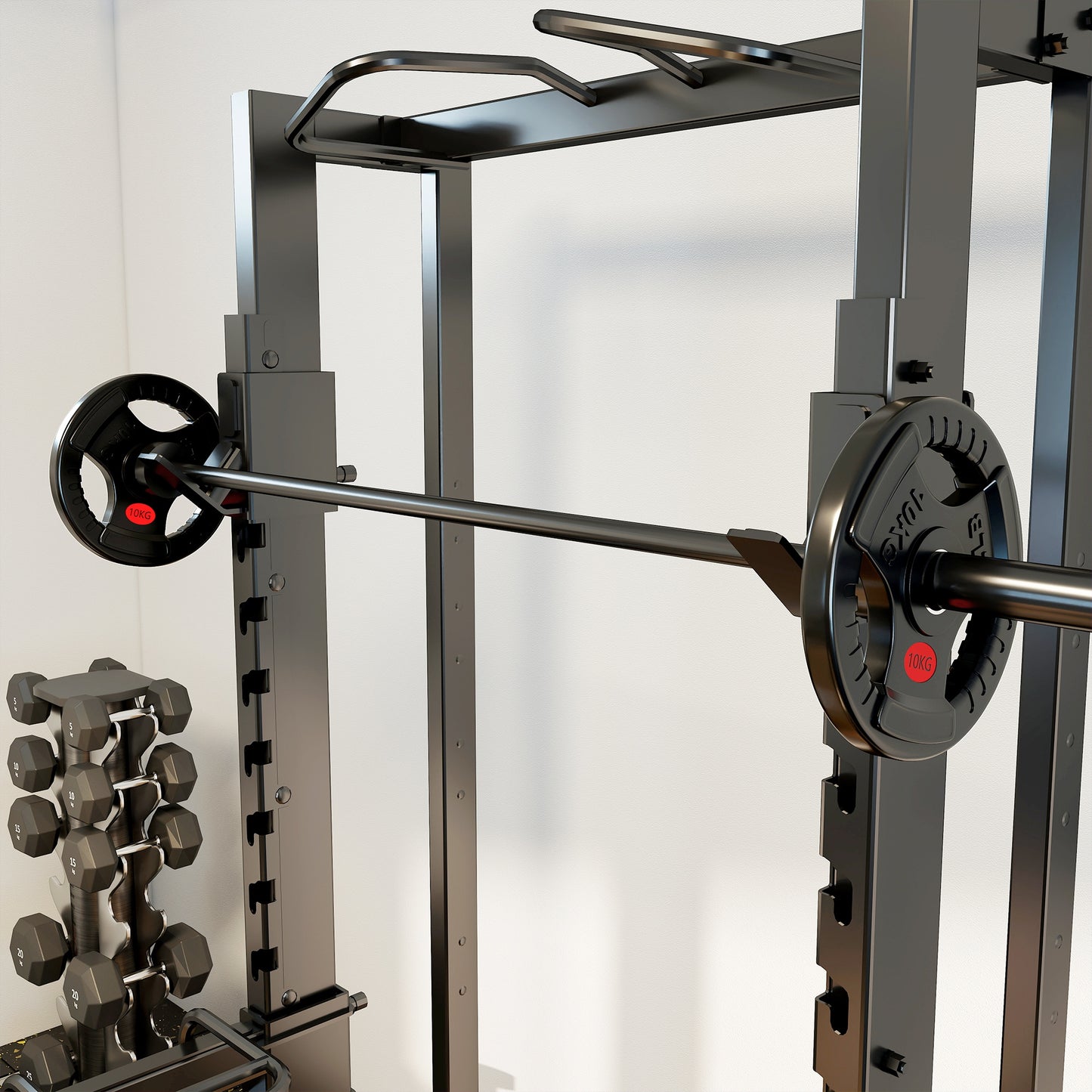 2 x 10kg Olympic Weight Plates, Weight Plate Discs with Tri-Grips