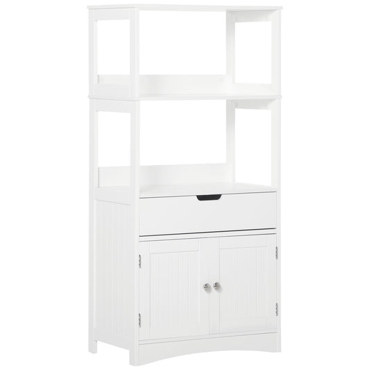 Bathroom Floor Storage Cabinet Kitchen Sideboard Standing Unit W/ Doors