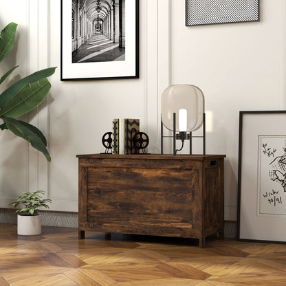Storage Chest with 2 Safety Hinges, Storage Bench for Living Room
