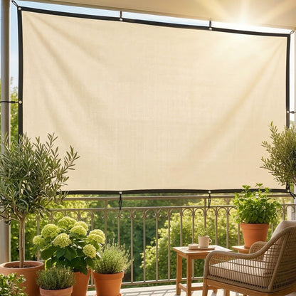 Sun Shade Sail with UV Protection 2 x 3 m Beige