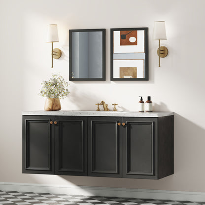30 x 40 cm Wall Bathroom Mirror, Vanity Mirror, Set of 2, Black