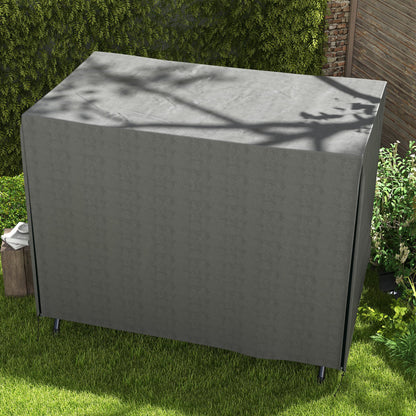 600D Oxford Patio Swing Chair Cover Outdoor Garden Furniture Rain Protection Protector Waterproof Anti-UV Grey 205L x 124W x 164H cm