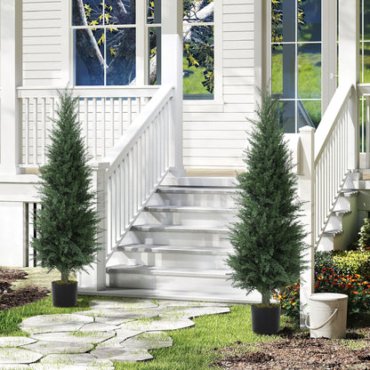 Set of 2 Decorative Artificial Plant, Fake Plant for Home Decor