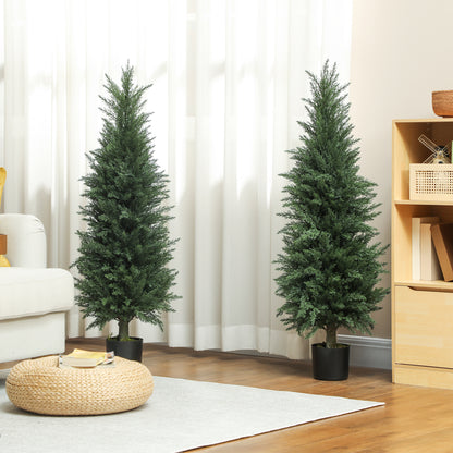Set of 2 Decorative Artificial Plant, Fake Plant for Home Decor