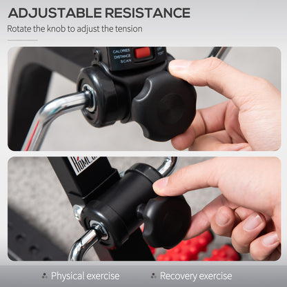 Pedal Rehabilitation Exercise Bike for Seniors and Elderly Black&Red