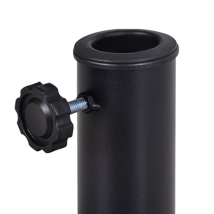 9kg Half Round Parasol Umbrella Base Resin Outdoor Garden Furniture