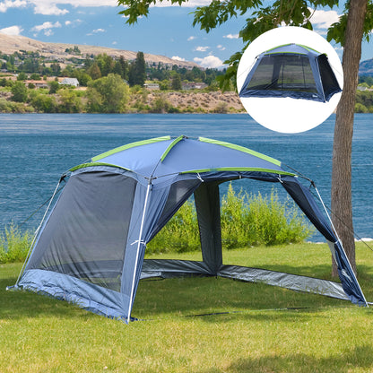 Camping Tent Sun Shelter Shade for Garden Park Outdoor Dark Green