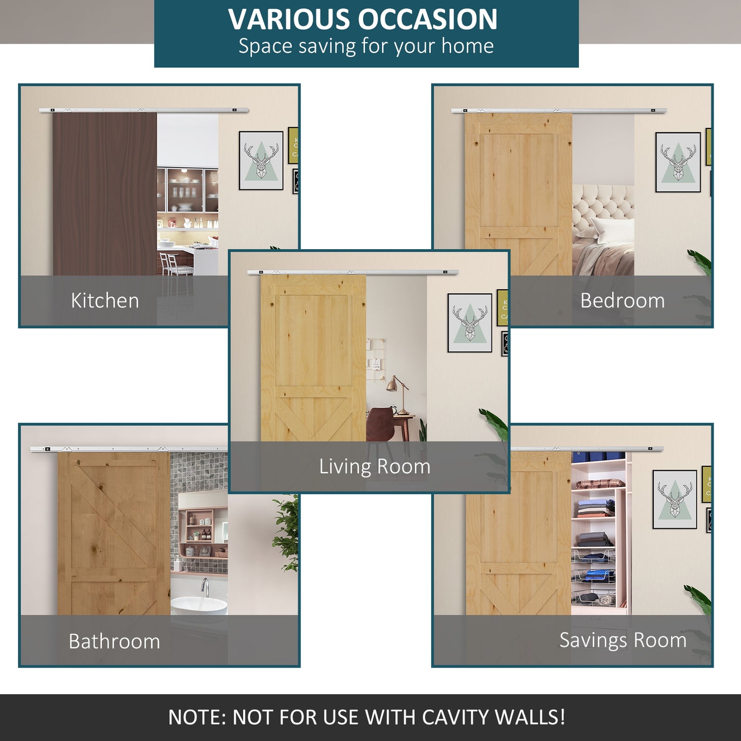 Sliding Door Hardware Kit