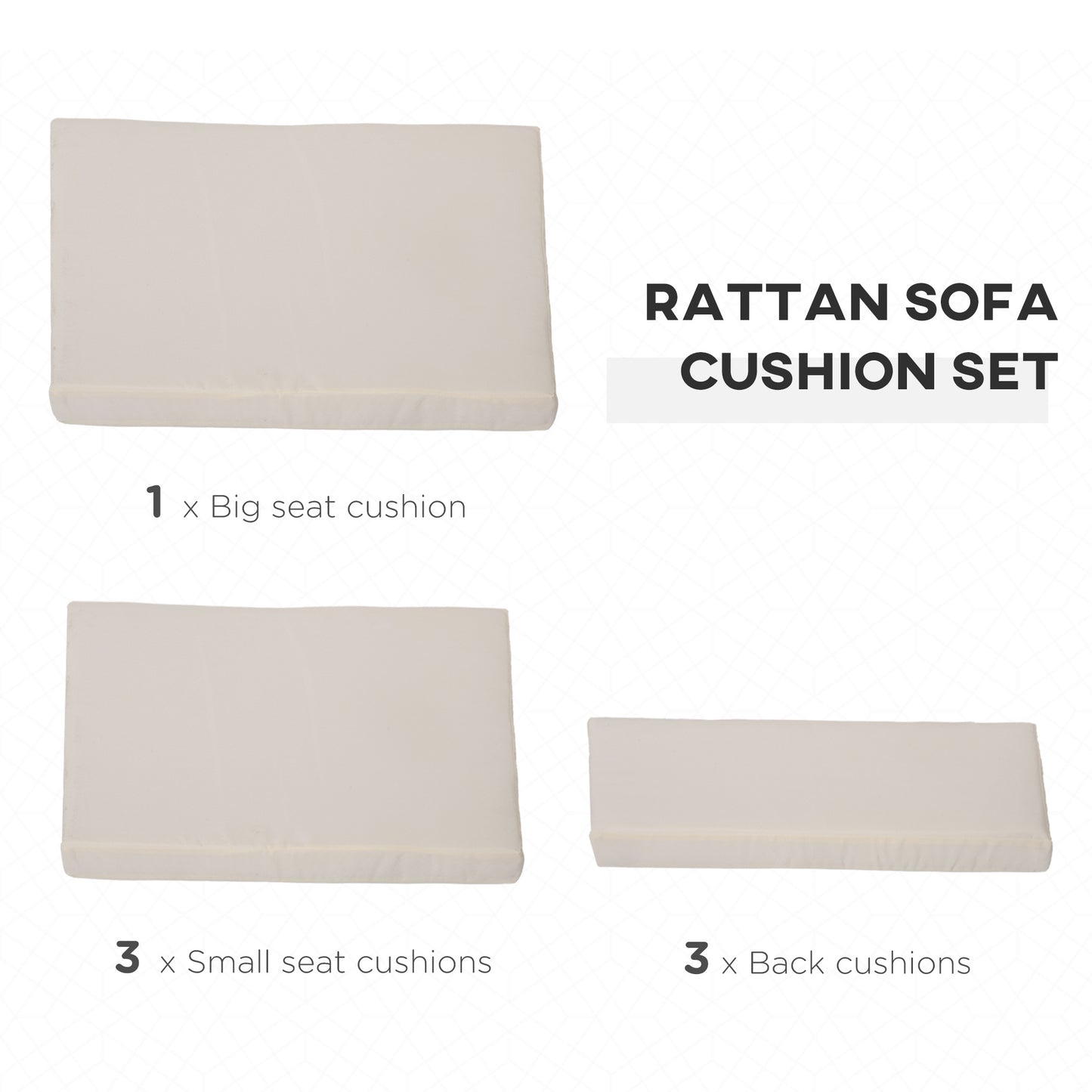 Outdoor Seat Cushion Set