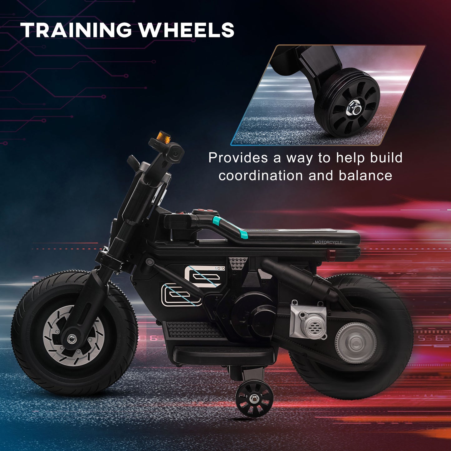 Electric Ride-on Motorcycle