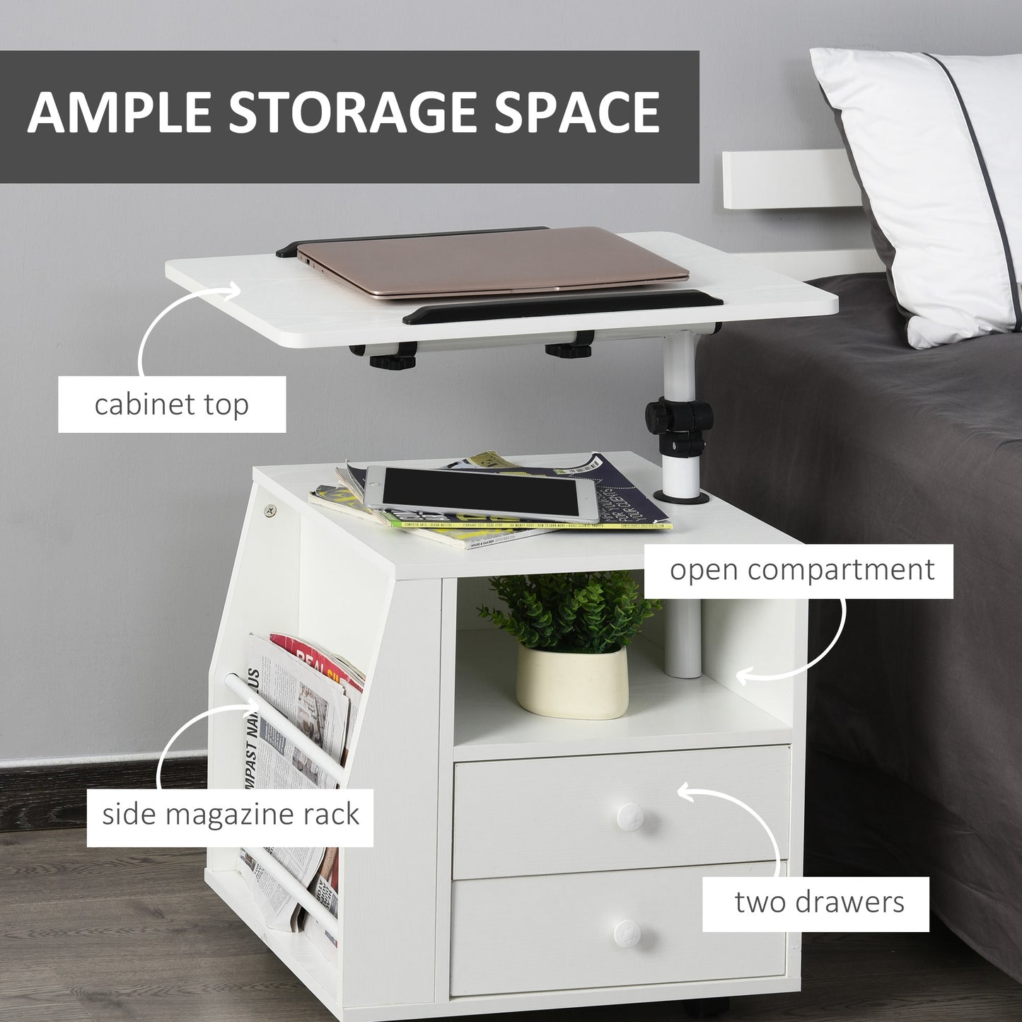 Mobile End Table