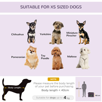 60cm Pet Carrier, Cat Carrier Cat Bag, Pet Travel Bag w/ Cushion, Carry Bag, for Cats and Miniature Dogs - Purple