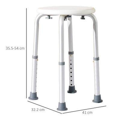 Bath Chair Shower Seat Safety Bathroom Elderly Aids Adjustable Positions