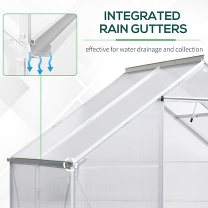 6 x 6FT Clear Greenhouse