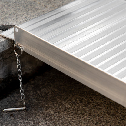 Folding Wheelchair Ramp, 183 x 72 cm Portable Threshold Ramp, for Scooter Steps Home Stairs Doorways