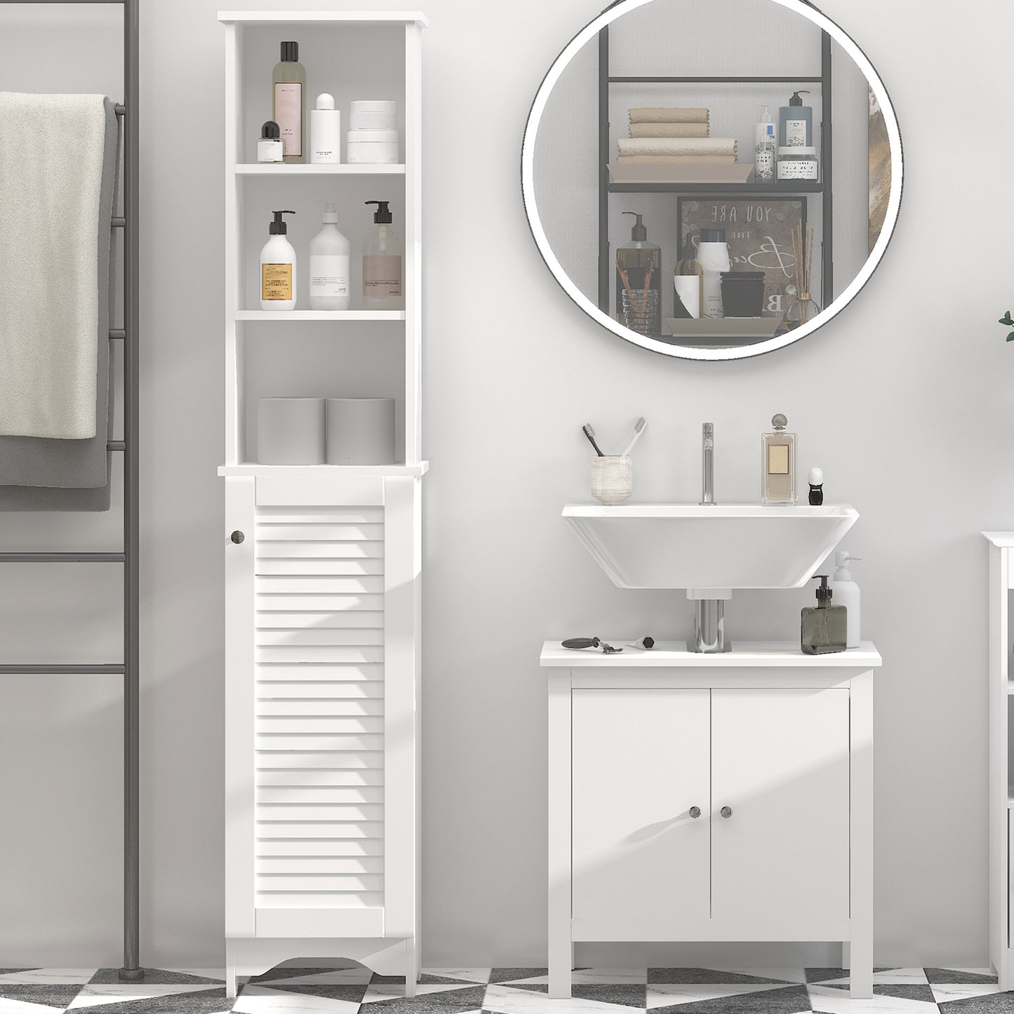 Bathroom Floor Cabinet