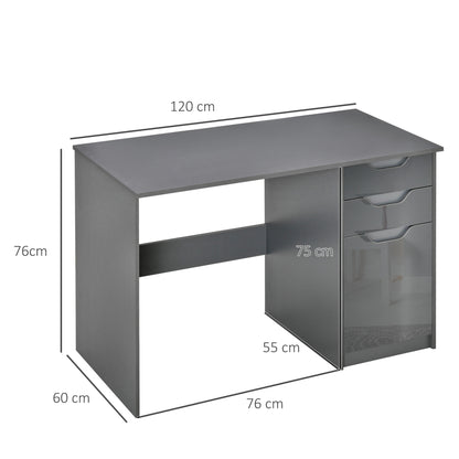 Desk with Shelves