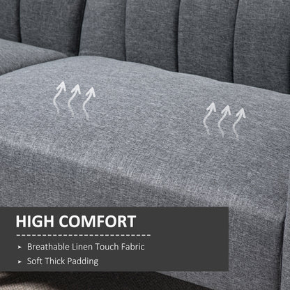 Two Seater Sofa Bed Adjustable Split Backrest