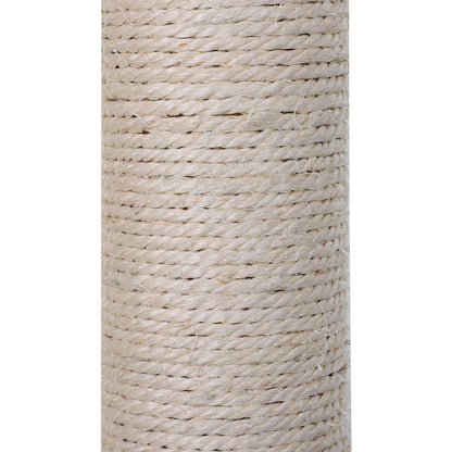70cm Cat Tree for Indoor Cats Durable Natural Sisal Scratching Posts Hammock Bed Kitty Activity Center Grey
