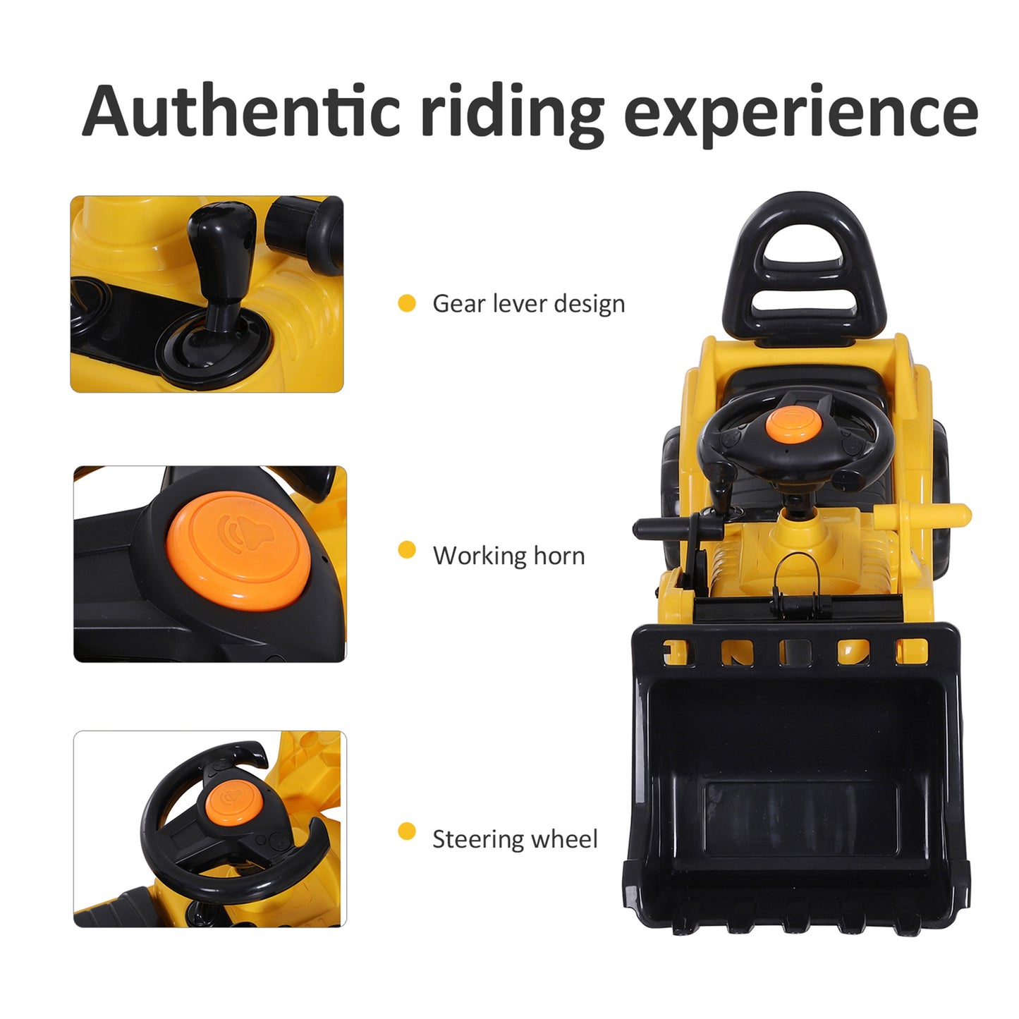 Kids Ride-on Construction Car