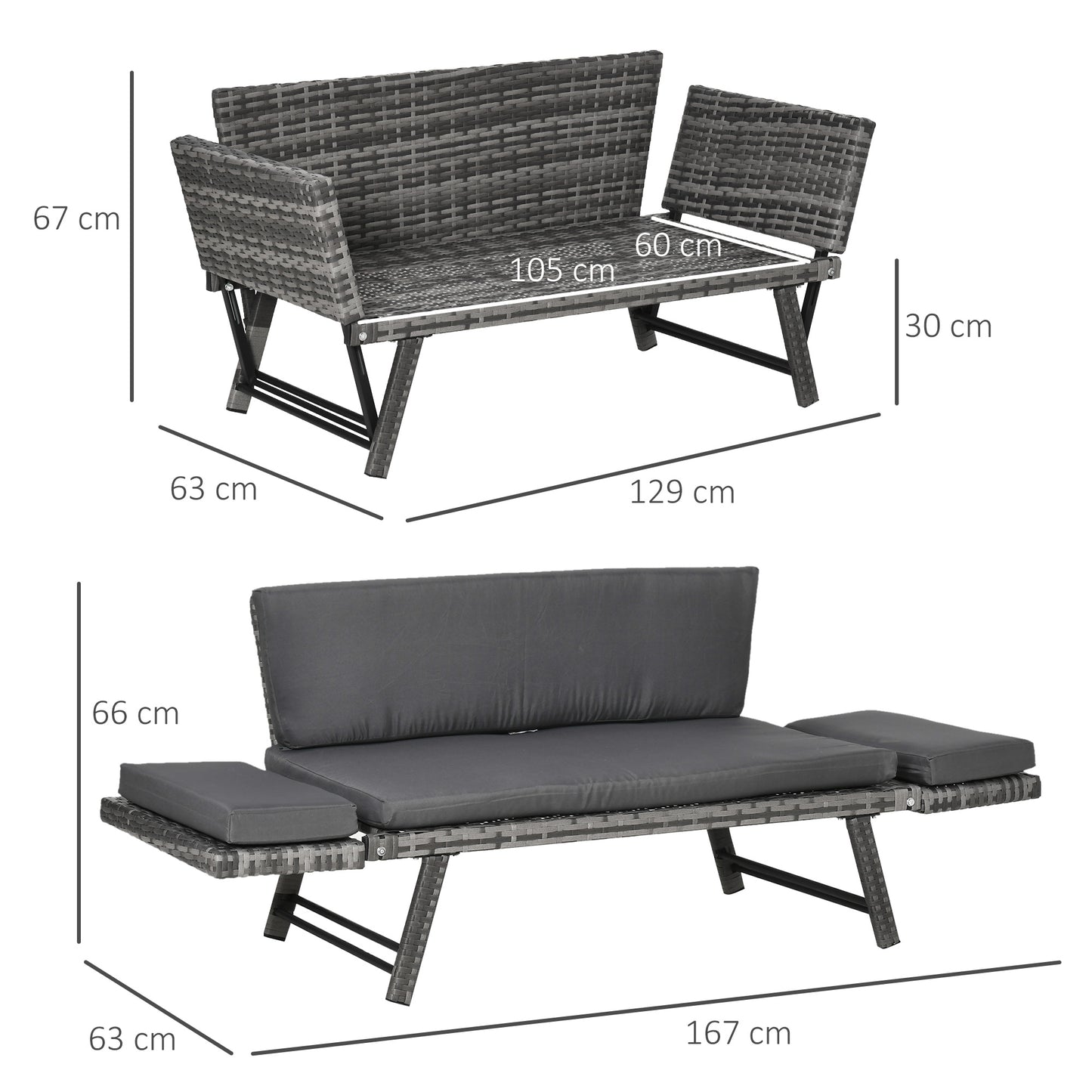 Rattan Sofa