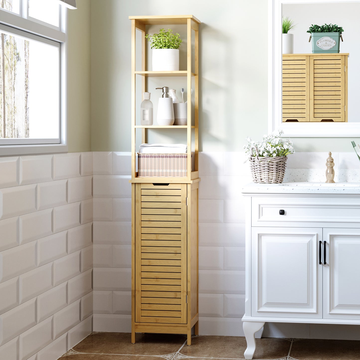 Bathroom Floor Cabinet