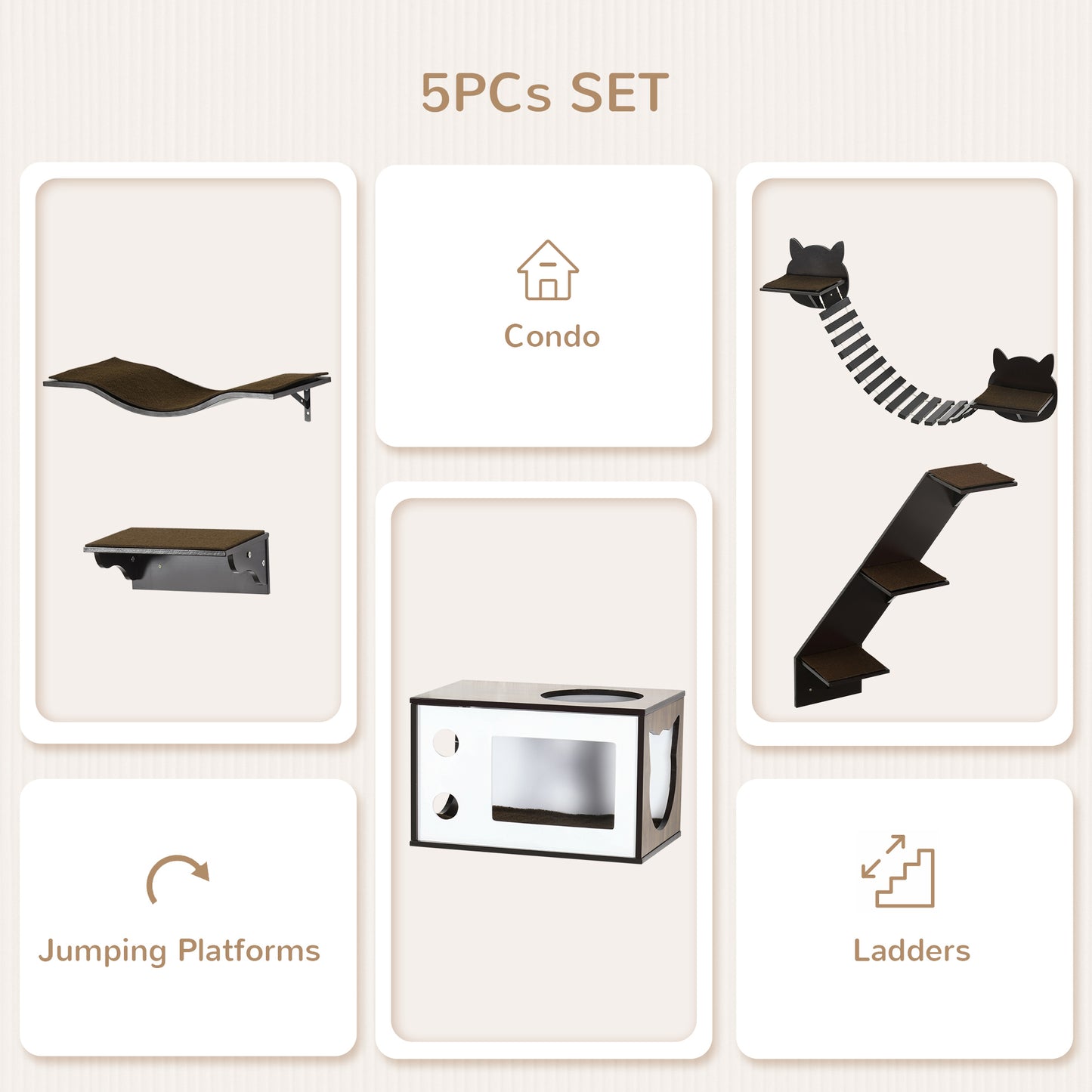 cat shelf set