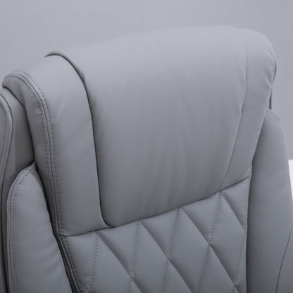 High Back Executive Office Chair Home Swivel PU Leather