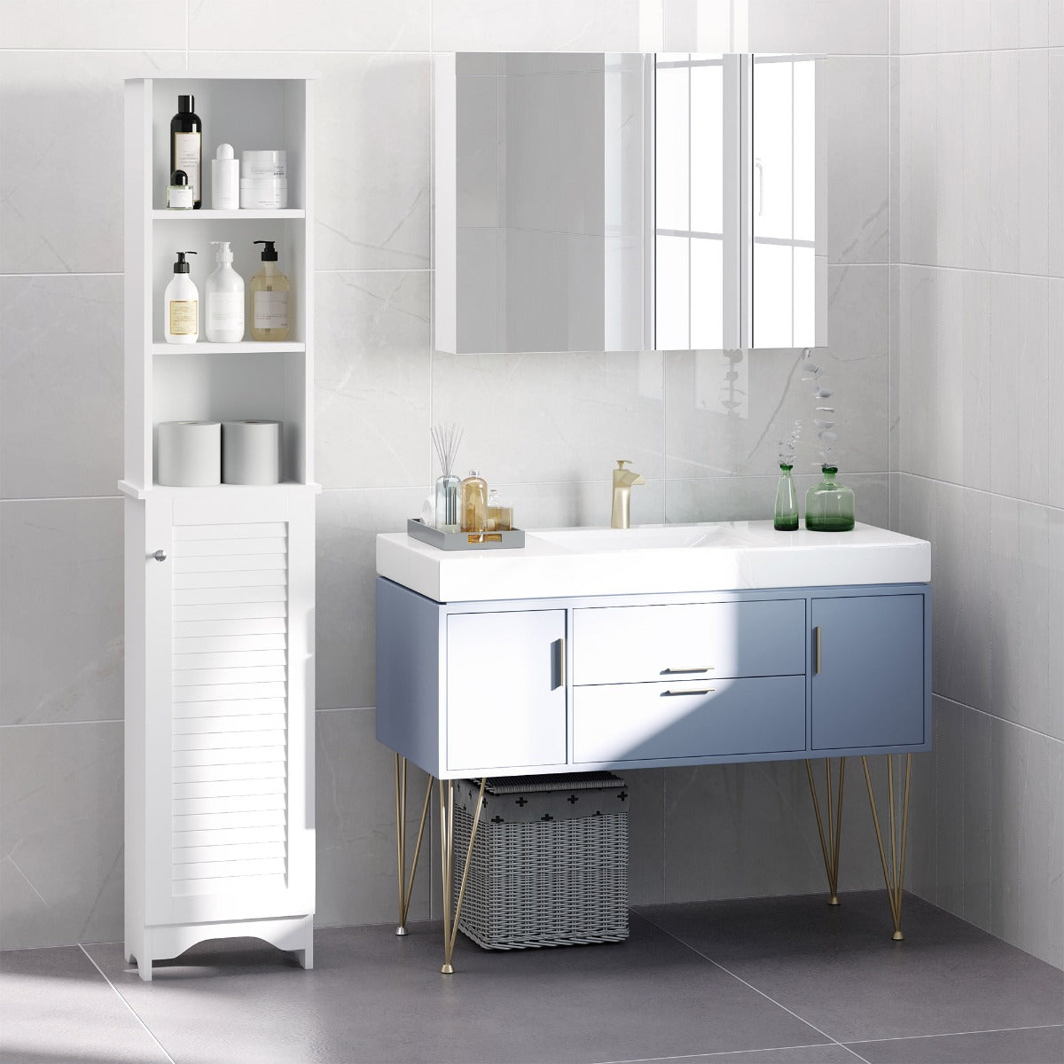 Bathroom Floor Cabinet