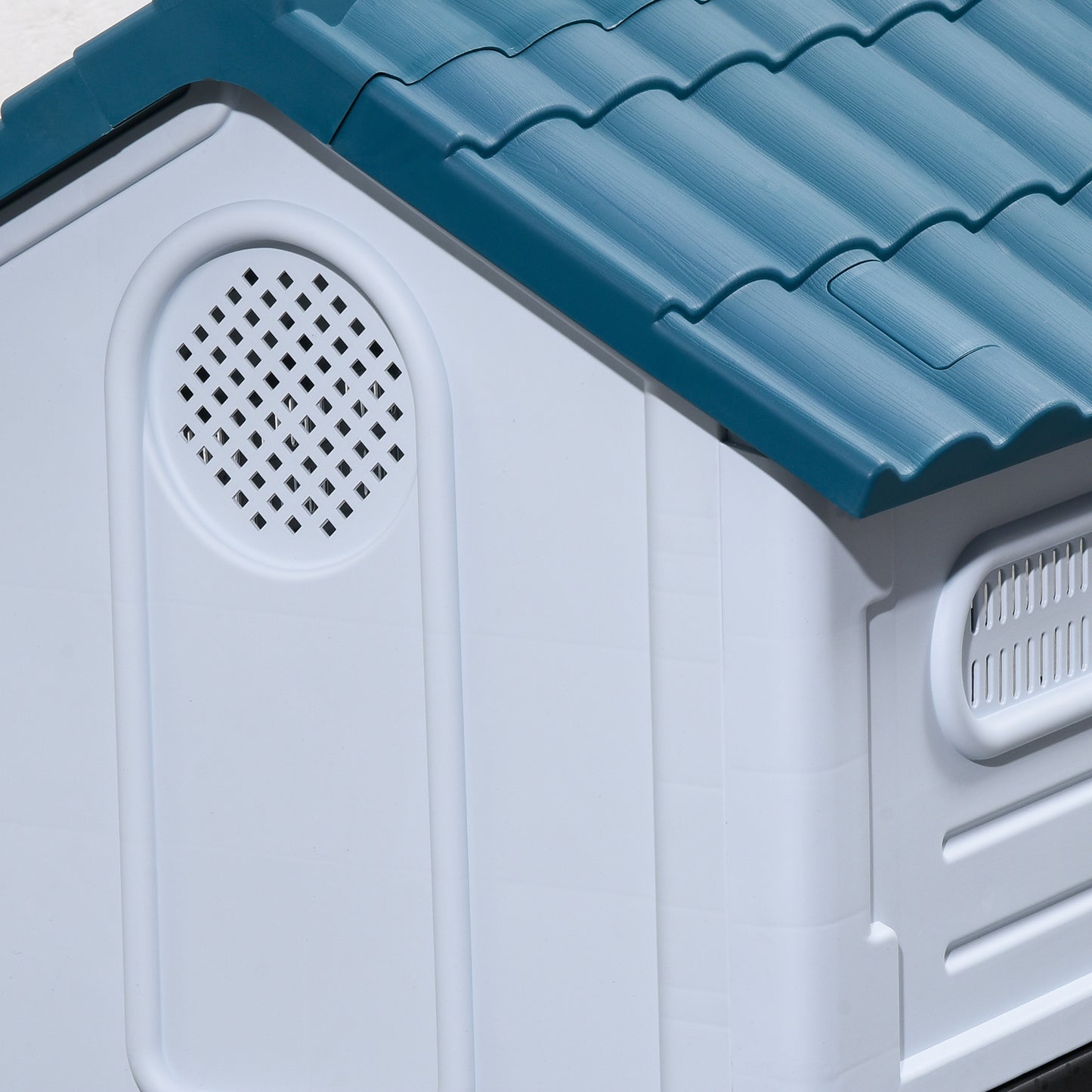 Outdoor Dog Kennel - 64.5 x 57 x 66cm - Blue