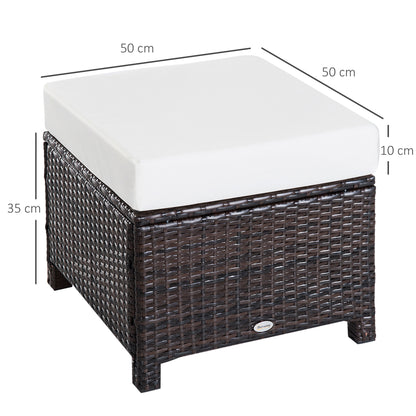 Rattan Ottoman