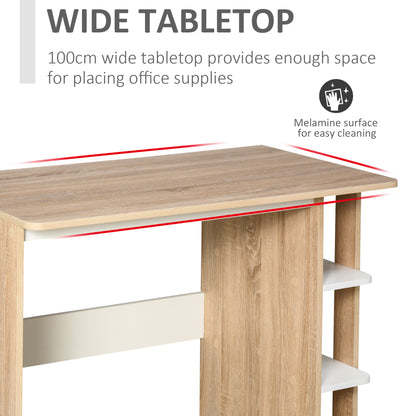Desk with Shelves